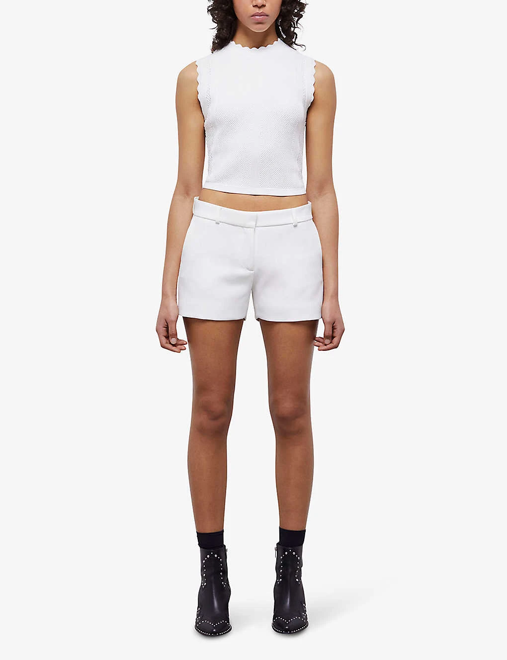 THE KOOPLES Low-rise Tailored Stretch-woven Shorts 4 THE KOOPLES Low-rise Tailored Stretch-woven Shorts - Image 2