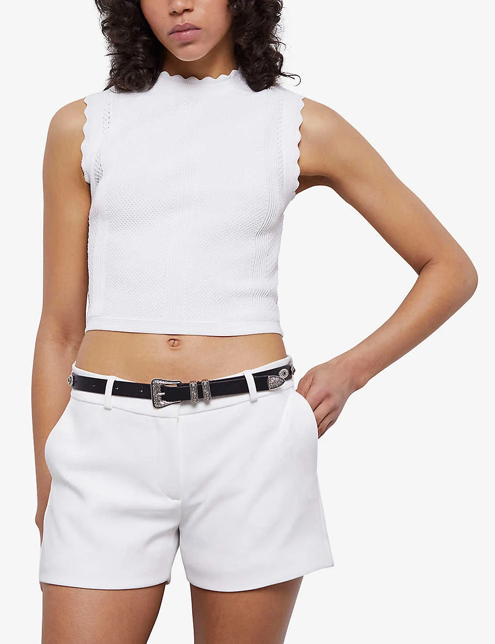 THE KOOPLES Low-rise Tailored Stretch-woven Shorts 5 THE KOOPLES Low-rise Tailored Stretch-woven Shorts - Image 3