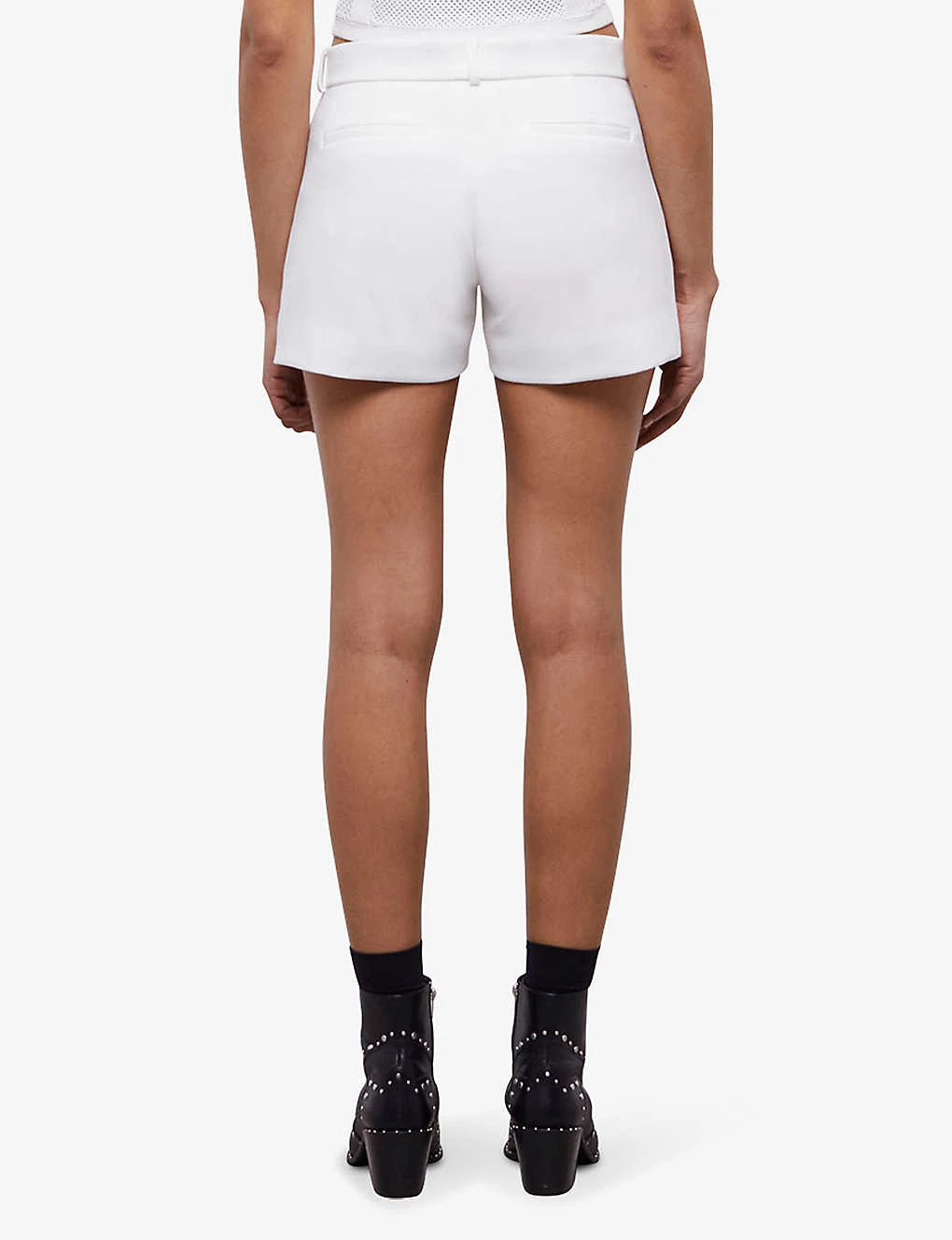 THE KOOPLES Low-rise Tailored Stretch-woven Shorts 6 THE KOOPLES Low-rise Tailored Stretch-woven Shorts - Image 4