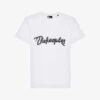 THE KOOPLES Logo-print Regular-fit Cotton T-shirt 1 THE KOOPLES Logo-print Regular-fit Cotton T-shirt -Closet By She R04137030 BLA55 M
