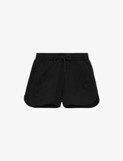 THE KOOPLES Logo-embroidered Drawstring-waist Cotton Shorts