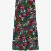 THE KOOPLES Floral-print Woven Midi Skirt -Closet By She R04140789 MU01 M