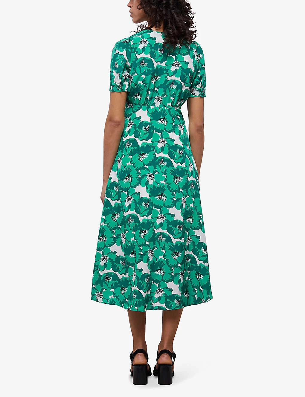 THE KOOPLES Floral-print Silk Midi Dress 5 THE KOOPLES Floral-print Silk Midi Dress - Image 3