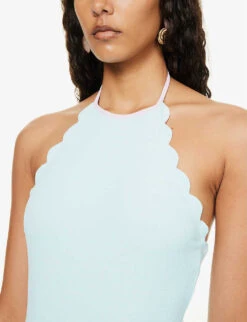 Marysia Mott Malliot Halter-neck Swimsuit -Closet By She R04140986 VIOLETTEAZURE ALT04