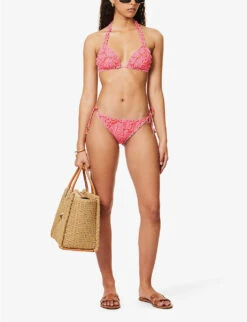 Tangier Abstract-print Stretch-recycled Polyamide Bikini Top 8 Tangier Abstract-print Stretch-recycled Polyamide Bikini Top -Closet By She R04142183 PRTPRT ALT01