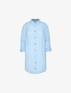 Mala Braided-trims Cotton Shirt