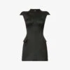 Coperni Structured-cups A-line Woven Mini Dress 2 Coperni Structured-cups A-line Woven Mini Dress -Closet By She R04147543 BLACKBLACK M