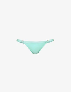 Shimmer Mid-rise Bikini Bottoms