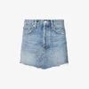 AGOLDE Parker High-rise Organic-denim Mini Skirt -Closet By She R04148484 ENTRANCEMIDVINTIND M