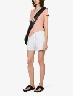 JAMES PERSE V-neck Regular-fit Cotton-jersey T-shirt -Closet By She R04149004 SPRITZ ALT01