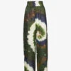 FRAME X Julia Sarr Jamois Tie-dye Wide-leg Mid-rise Linen Trousers 2 FRAME X Julia Sarr Jamois Tie-dye Wide-leg Mid-rise Linen Trousers -Closet By She R04149885 FATIGUEMULTI M