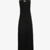 Weekend Max Mara Robinia Round-neck Sleeveless Knitted Midi Dress 2 Weekend Max Mara Robinia Round-neck Sleeveless Knitted Midi Dress -Closet By She R04151212 BLACK M