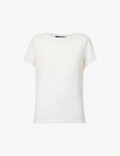 Weekend Max Mara Multib Regular-fit Stretch-cotton T-shirt