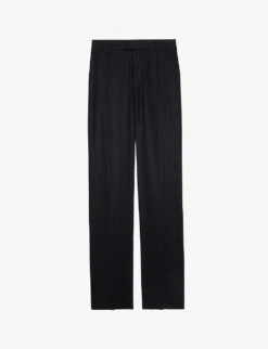 Zadig & Voltaire Peter Wide-leg High-rise Woven Trousers