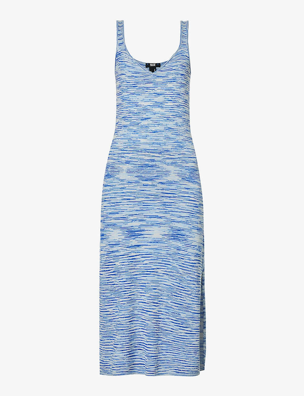 Paige Palermo V-neck Cotton-blend Knitted Midi Dress 3 Paige Palermo V-neck Cotton-blend Knitted Midi Dress