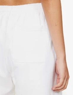 Sweat High-rise Logo-print Cotton-jersey Shorts 11 Sweat High-rise Logo-print Cotton-jersey Shorts -Closet By She R04153530 WHITE ALT04