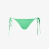 Tie-side Mid-rise Bikini Bottoms 1 Tie-side Mid-rise Bikini Bottoms -Closet By She R04153636 KELLYGREEN M