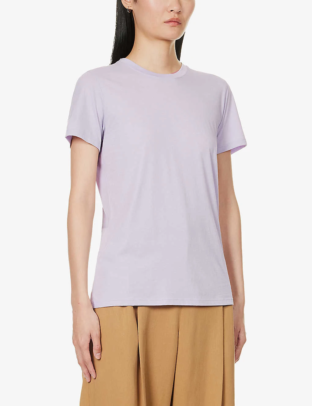 Vince Essential Round-neck Cotton-jersey T-shirt 5 Vince Essential Round-neck Cotton-jersey T-shirt - Image 3