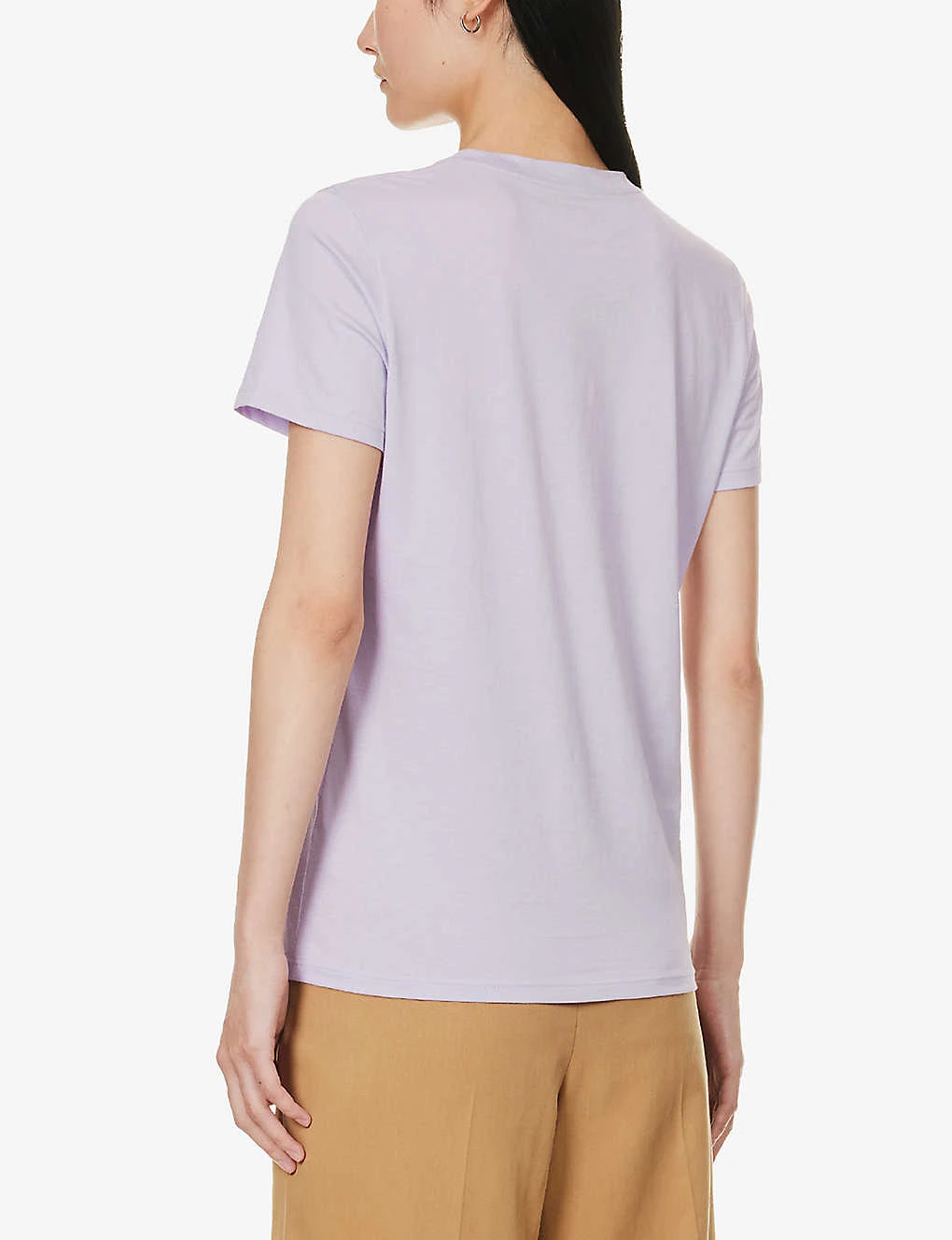 Vince Essential Round-neck Cotton-jersey T-shirt 6 Vince Essential Round-neck Cotton-jersey T-shirt - Image 4