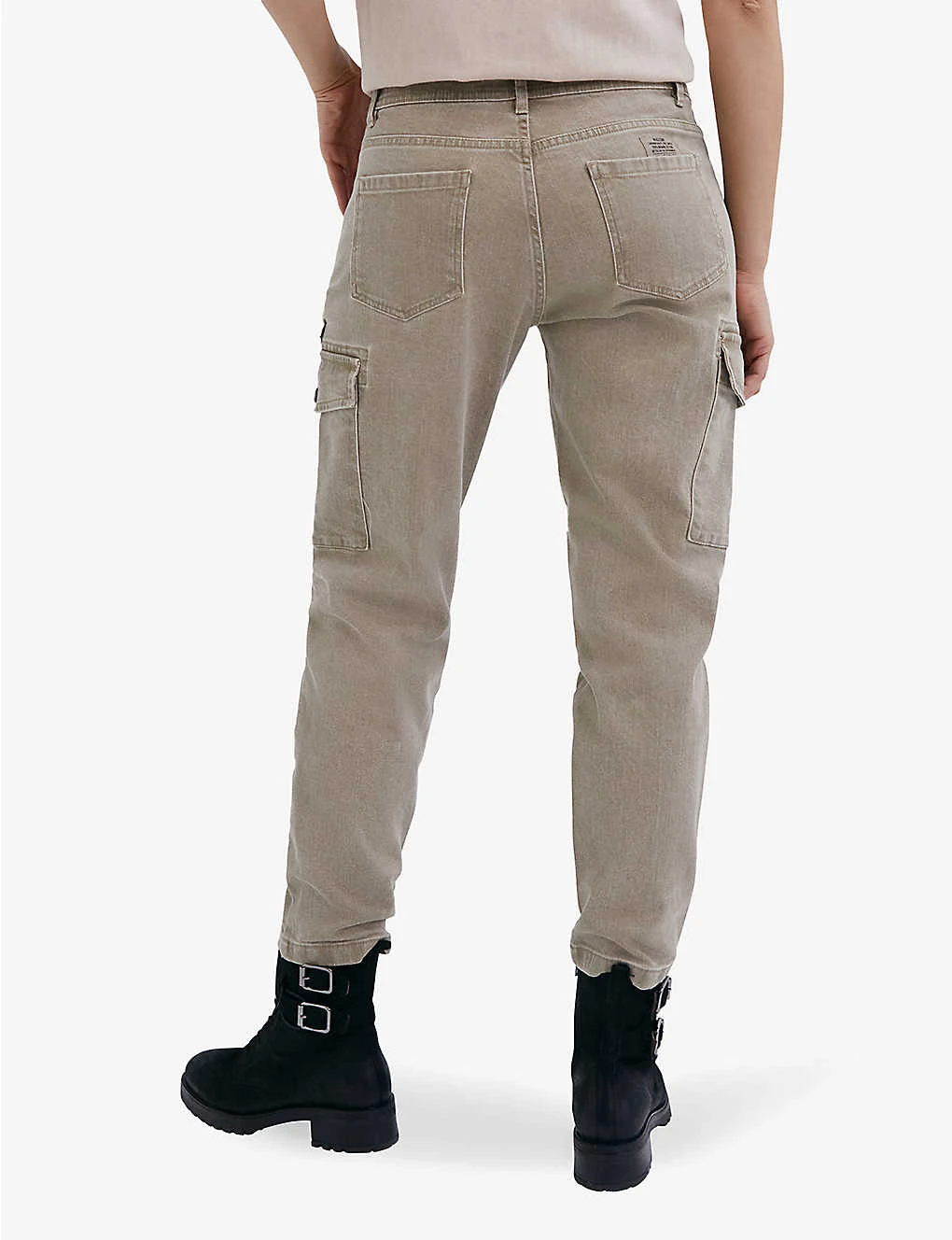 Ikks Cargo-pocket Straight-leg Mid-rise Jeans 6 Ikks Cargo-pocket Straight-leg Mid-rise Jeans - Image 4