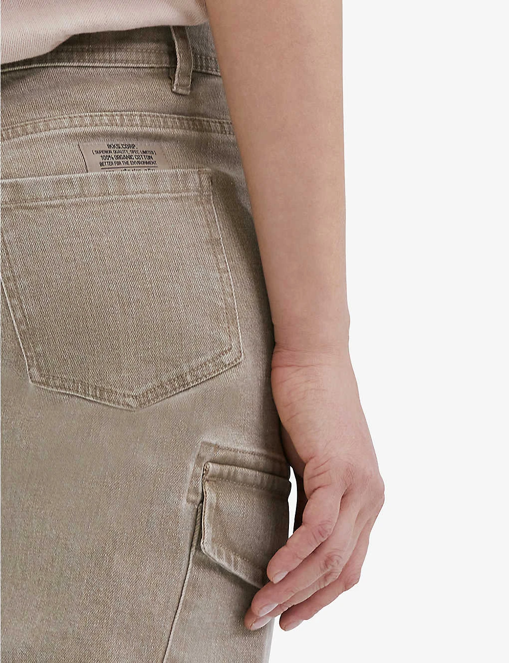 Ikks Cargo-pocket Straight-leg Mid-rise Jeans 7 Ikks Cargo-pocket Straight-leg Mid-rise Jeans - Image 5