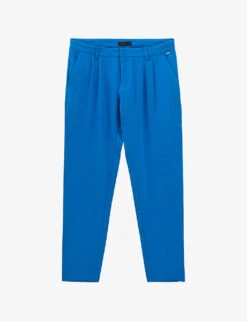 Ikks Straight-leg Mid-rise Darted Woven Trousers