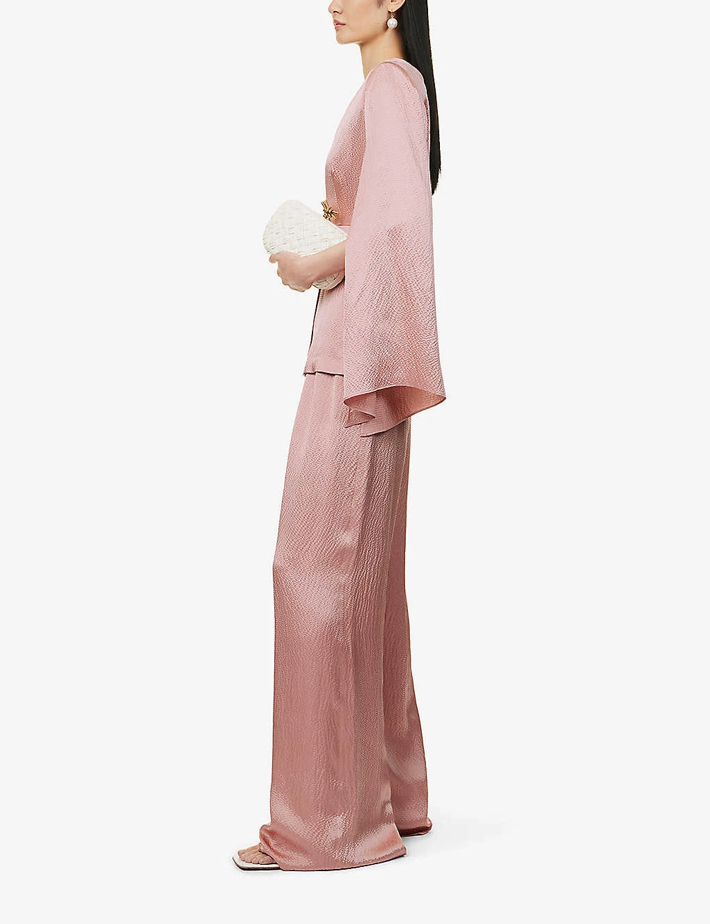 Uncino Wide-leg High-rise Silk Trousers 4 Uncino Wide-leg High-rise Silk Trousers - Image 2