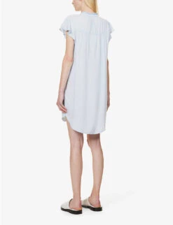 RAILS Kat Flutter-sleeve Woven Mini Dress -Closet By She R04158664 LIGHTVINTAGE ALT03