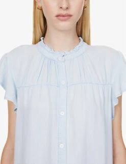 RAILS Kat Flutter-sleeve Woven Mini Dress -Closet By She R04158664 LIGHTVINTAGE ALT05