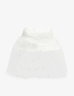 SISTER JANE Mesh-veil Wide-brim Woven Bucket Hat -Closet By She R04158683 PEARLEDIVORY ALT02