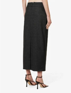 BEC + BRIDGE Tali Check-print Stretch-woven Midi Skirt -Closet By She R04161134 CHECK ALT03