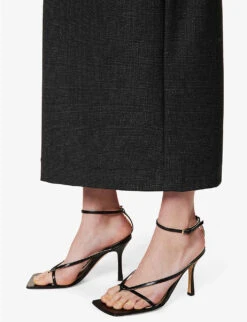 BEC + BRIDGE Tali Check-print Stretch-woven Midi Skirt -Closet By She R04161134 CHECK ALT04