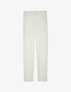 Zadig & Voltaire June Tapered-leg Mid-rise Crepe Trousers