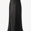 Max Mara Alessio Mid-rise Woven Midi Skirt -Closet By She R04161481 BLACK M