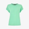 Whistles Ember Patch-pocket Cotton And Linen T-shirt -Closet By She R04164049 GREEN M