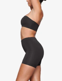 Mid-rise Recycled Stretch-nylon Swim Shorts -Closet By She R04164366 ONYX ALT02