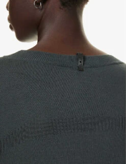 Boxy-fit Round-neck Cotton-knitted Midi Dress -Closet By She R04164420 SALVIA ALT04