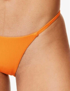 Barbados High-rise Bikini Bottoms -Closet By She R04165691 TANGERINERIB ALT04