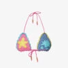 It's Now Cool Crochet Sea Me Crocheted Cotton Triangle Bikini Top -Closet By She R04165798 SEAMETRUECROCHET M