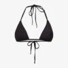 Hanalei Triangle Recycled-nylon-blend Bikini Top -Closet By She R04165929 BLACKREC M