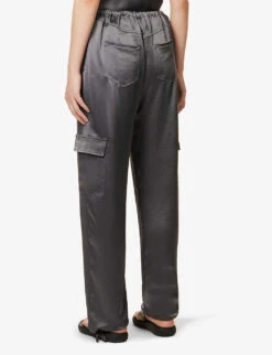 Les Barb High-rise Satin Trousers 10 Les Barb High-rise Satin Trousers -Closet By She R04167910 JUPITER ALT03