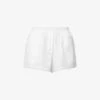 Yoko Elasticated-waistband Relaxed-fit Cotton-poplin Boxers -Closet By She R04167915 WHITE M