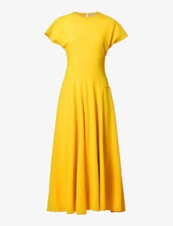 Adriana Crepe Midi Dress