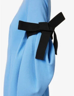 Venturi Bow-embellished Crepe Midi Dress -Closet By She R04168591 CIELOAMORIA ALT05