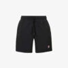 Exclusive Unisex Logo-patch Relaxed-fit Recycled-polyester Swim Shorts 1 Exclusive Unisex Logo-patch Relaxed-fit Recycled-polyester Swim Shorts -Closet By She R04168679 BLACK M