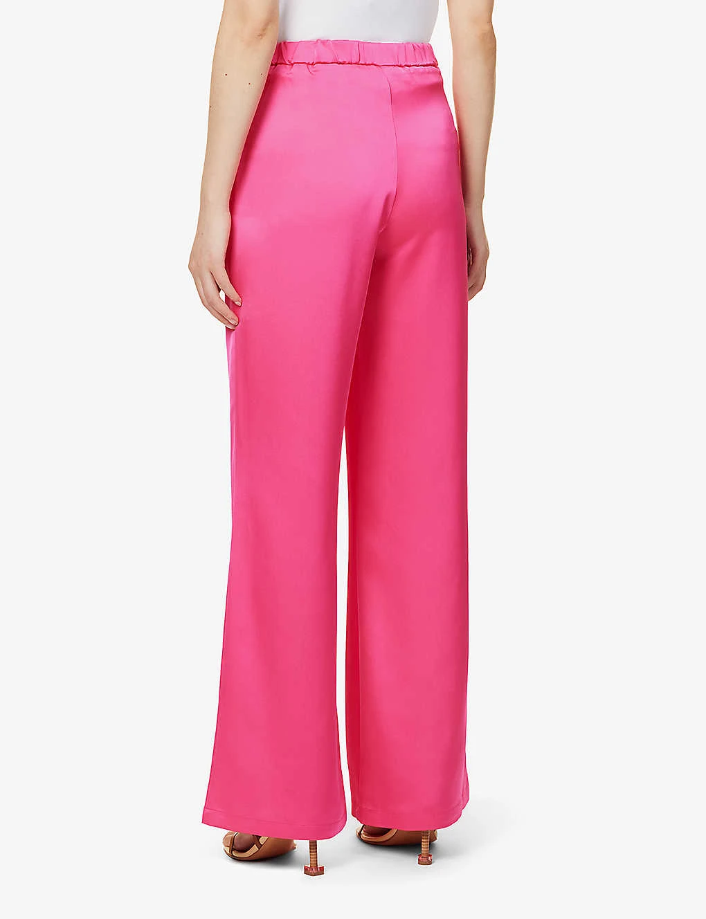 Exclusive Ashley Wide-leg Mid-rise Woven Trousers 6 Exclusive Ashley Wide-leg Mid-rise Woven Trousers - Image 4