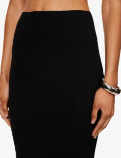 Palencia Regular-fit Stretch-woven Maxi Skirt -Closet By She R04171078 BLACK ALT04