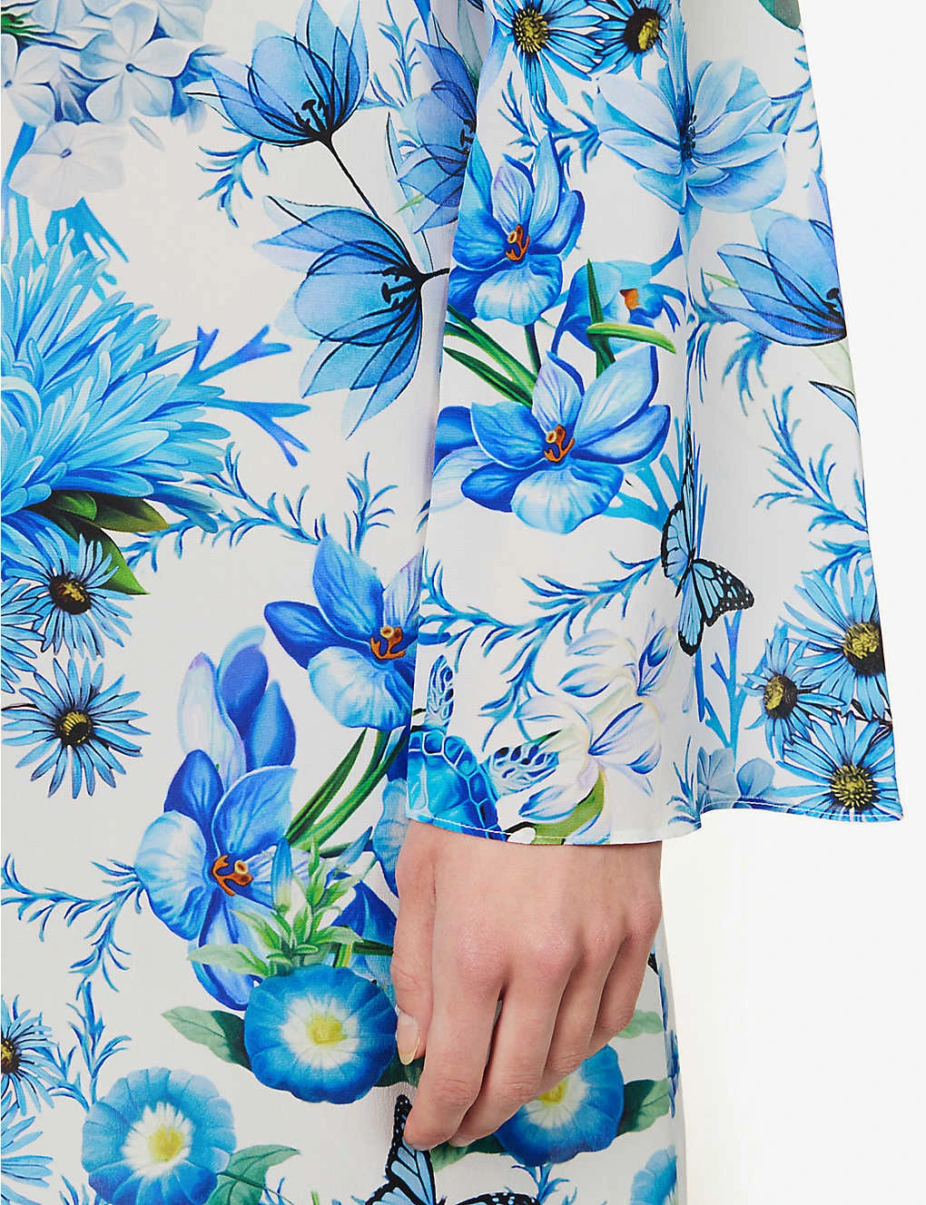 Collins Floral-print Silk-crepe Maxi Dress 8 Collins Floral-print Silk-crepe Maxi Dress - Image 6