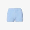 Sporty & Rich X Prince Brand-embroidered Cotton Shorts -Closet By She R04173088 BLUEWHITE M