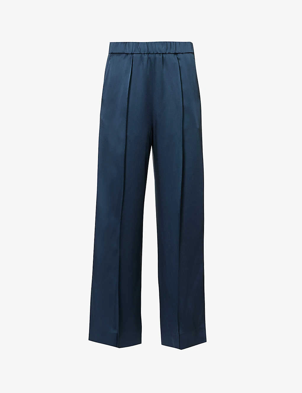 Jil Sander Split-hem Elasticated-waist Wide-leg Mid-rise Woven Trousers 3 Jil Sander Split-hem Elasticated-waist Wide-leg Mid-rise Woven Trousers